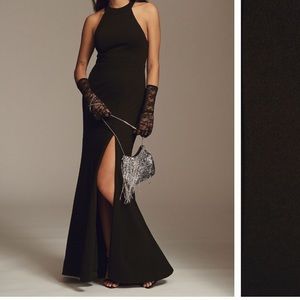 Sz 4 BHLDN High Neck Dress